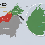 Borneo salas karte